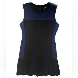 DRESS, Navy/Black